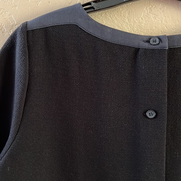 Madewell Women’s Black Industry Button Back Blouse one pocket blouse Med… - Picture 9 of 13